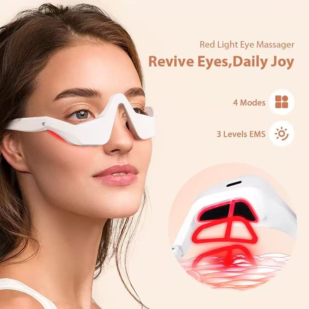 Light Therapy Glasses - جهاز تدليك للعين والوجه بتقنية الضوء