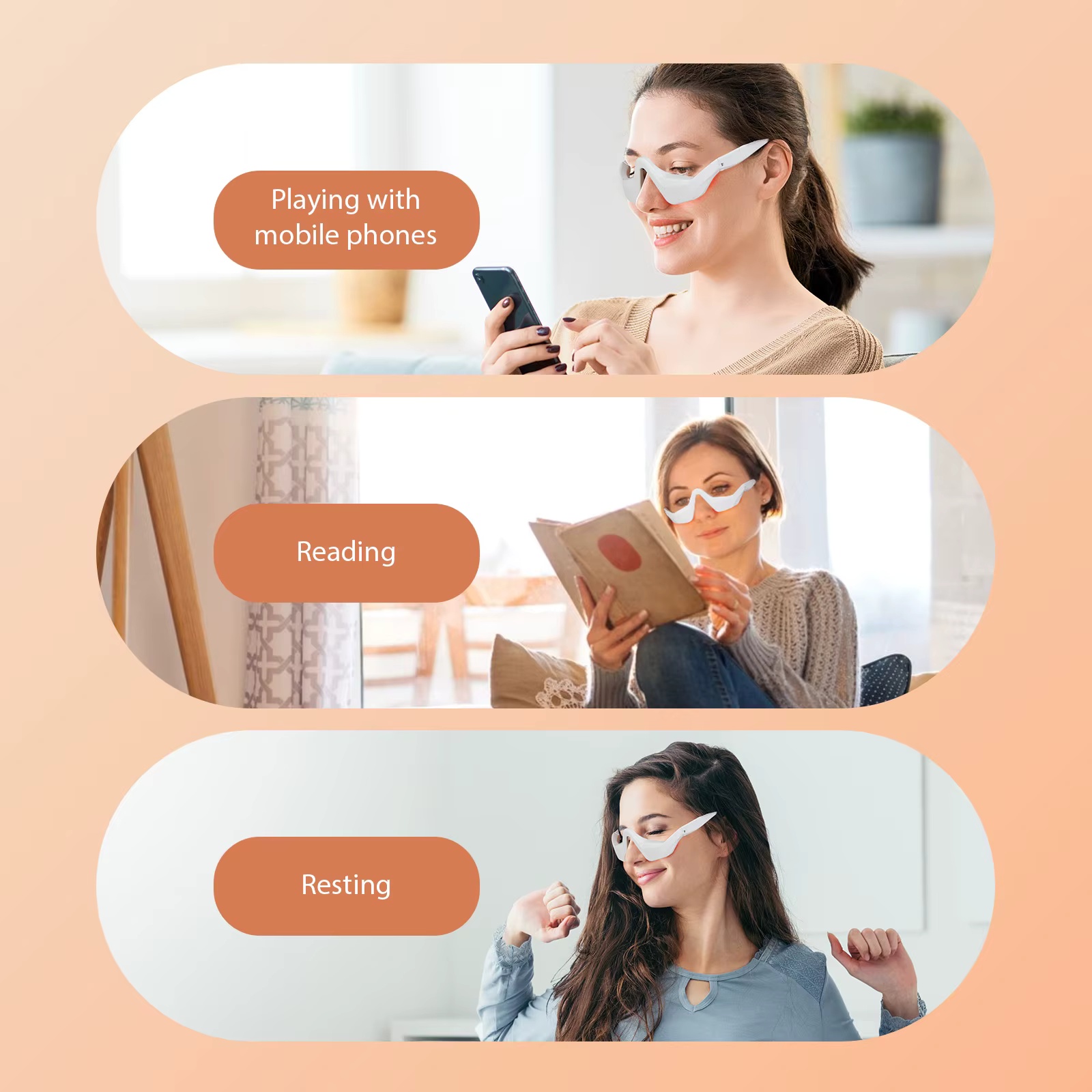 نظارات تدليك العين بالضوء الأح - مراجعة Light Therapy Glasses وسعره