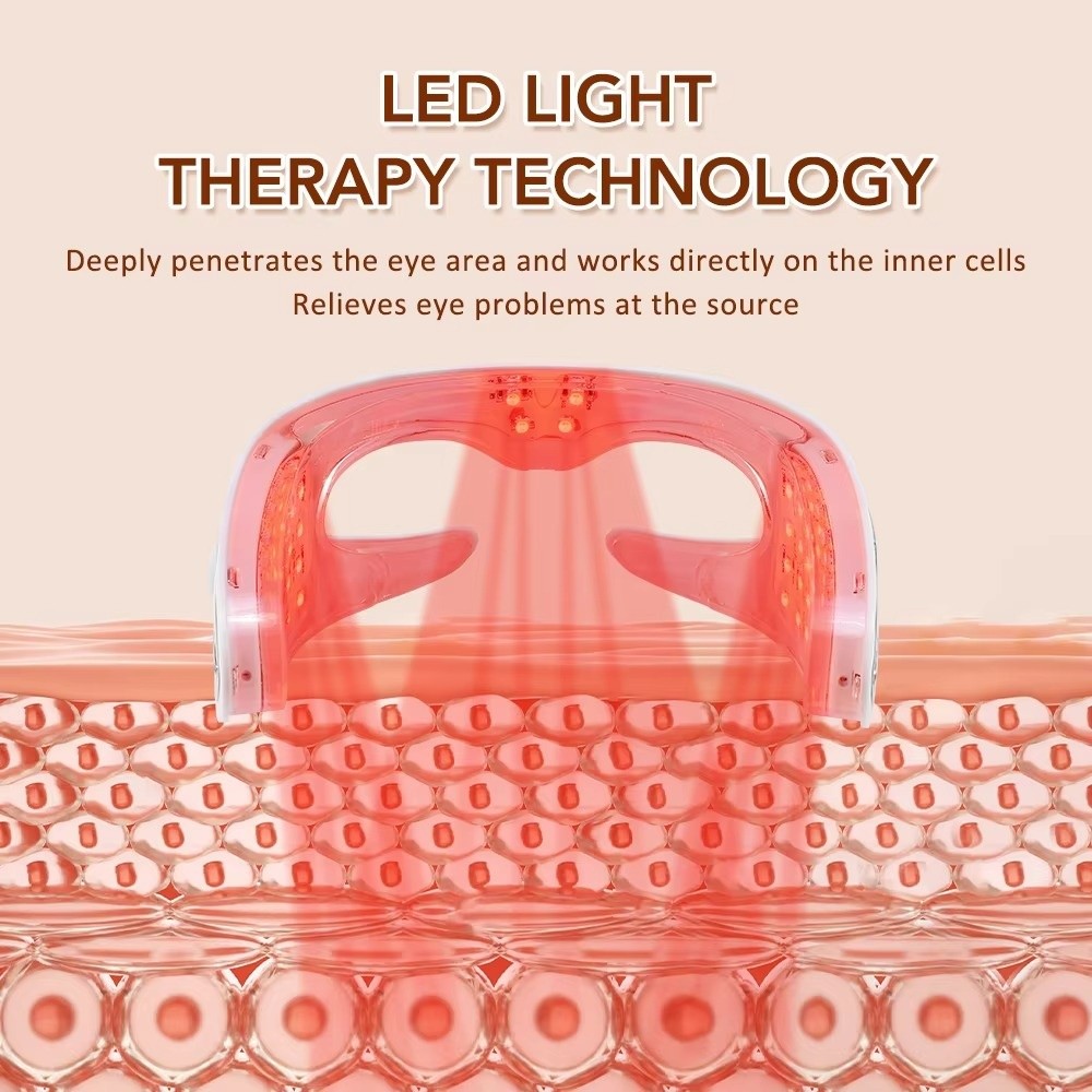 جهاز تدليك العين بتقنية LED ال - مراجعة Light Therapy Glasses وسعره