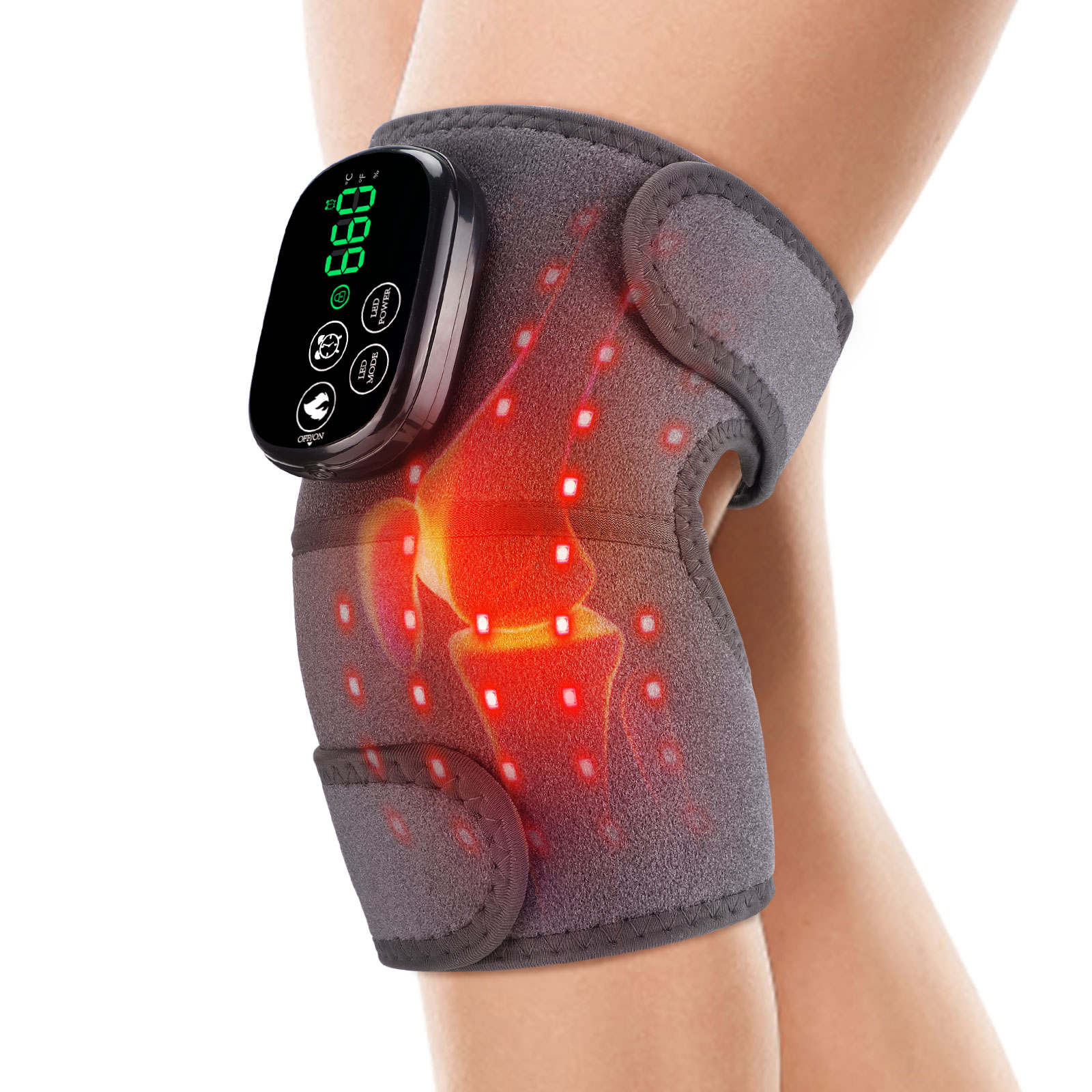 دعامة الركبة بالضوء الأحمر الل - مراجعة Smart Knee Wrap وسعره