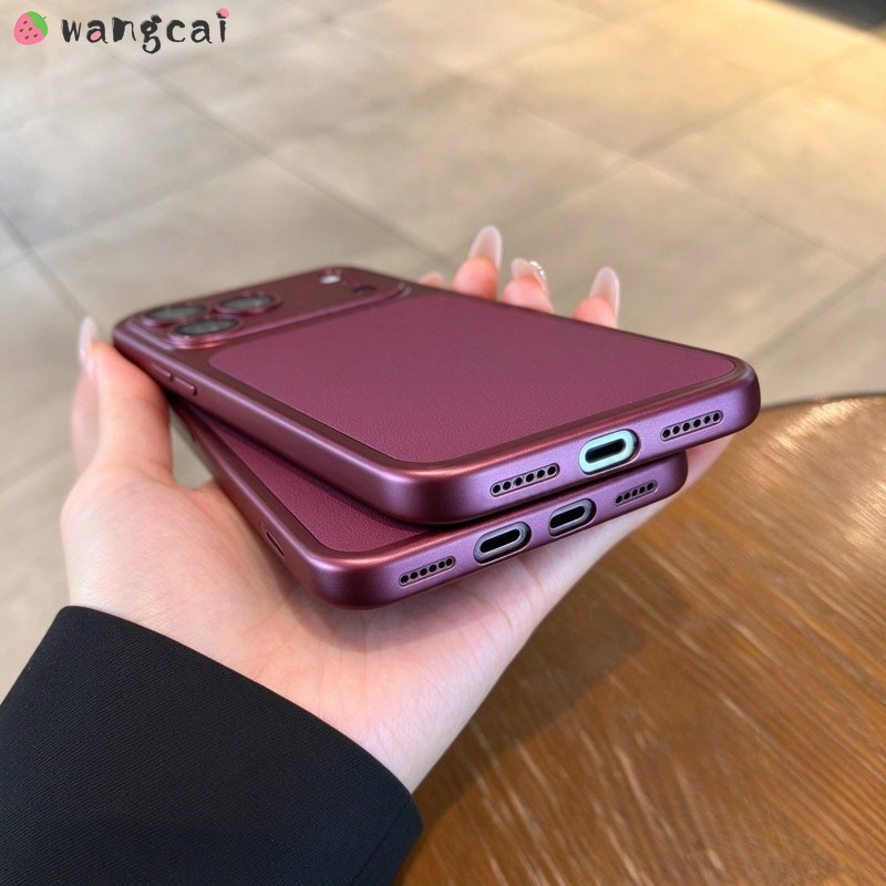 غطاء هاتف فاخر بلون بورغندي له - مراجعة Vivo V40 وسعره