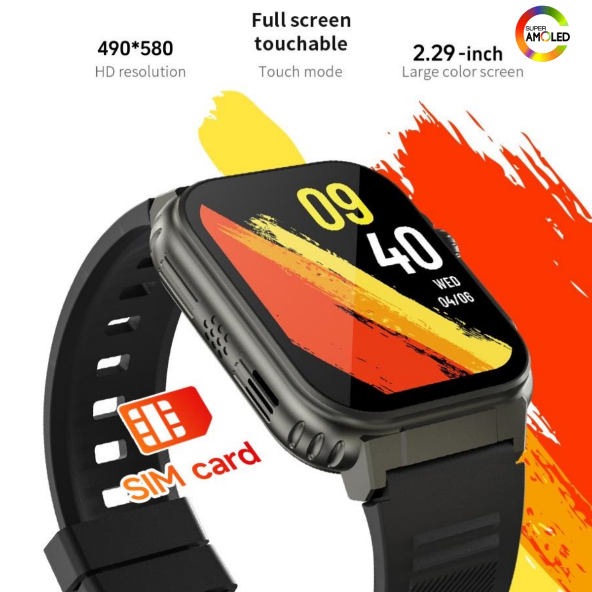 ساعة ذكية S12 Ultra MAX 5G بشا - مراجعة Fall Detection Watch وسعره