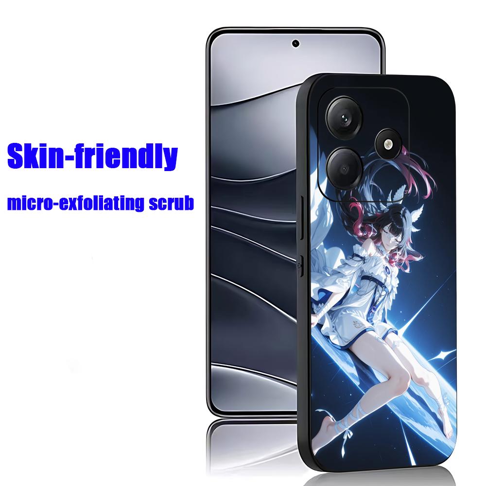 غطاء هاتف ناعم أسود بتصميم شخص - مراجعة Xiaomi Redmi Note 14 وسعره