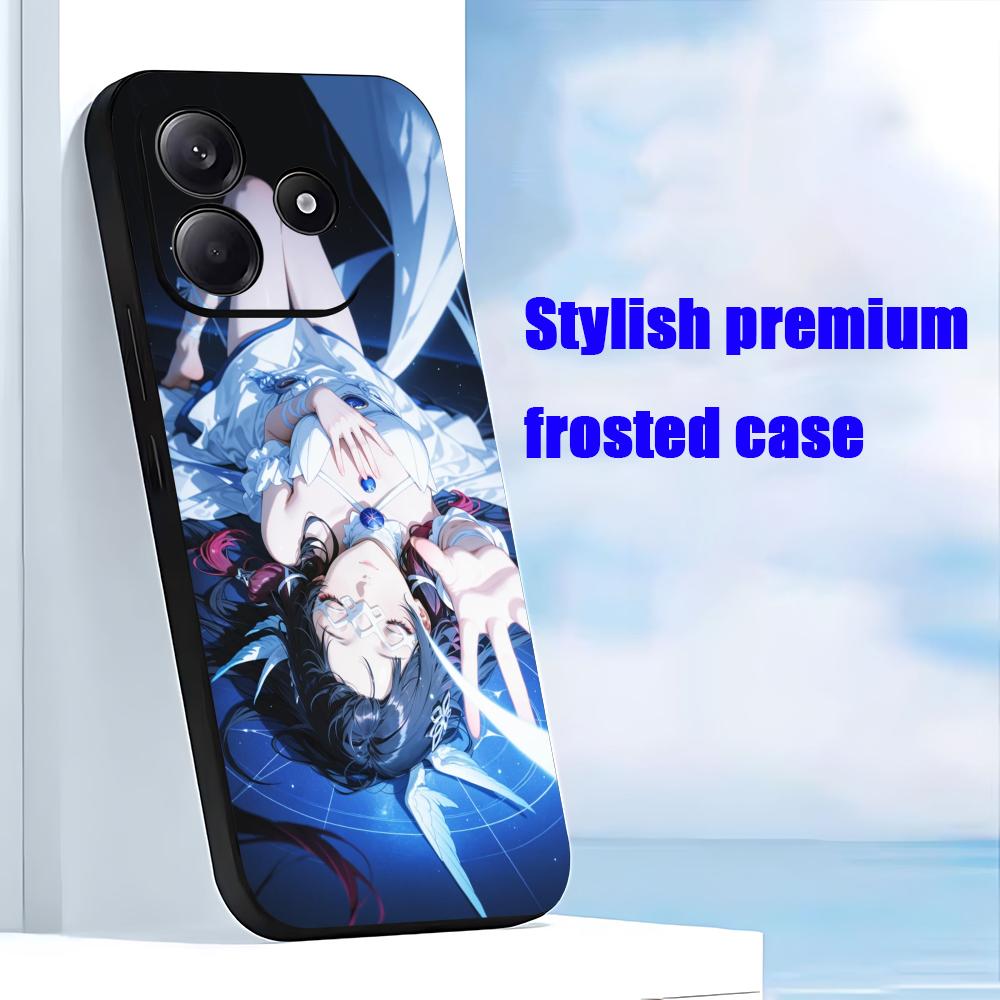 غطاء هاتف ناعم أسود بتصميم شخص - مراجعة Xiaomi Redmi Note 14 وسعره